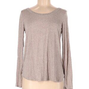 H By Bordeaux Ribbed Knit Long Sleeve Top-Oatmeal colored-Size Med. NWT